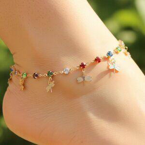 "Handmade Anklet – Elegant & Delicate Jewelry for Women | UNVRC1253